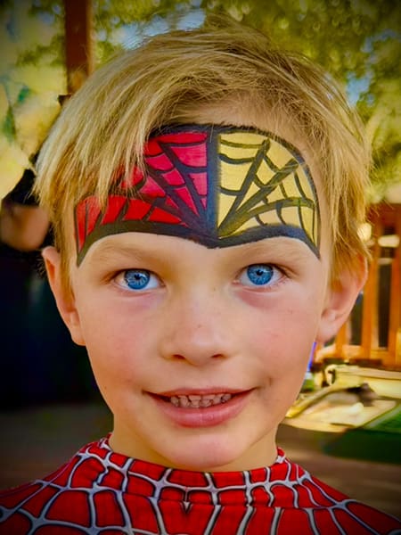 Face Painting Birthday Party. Fairytale Endings Entertainment.